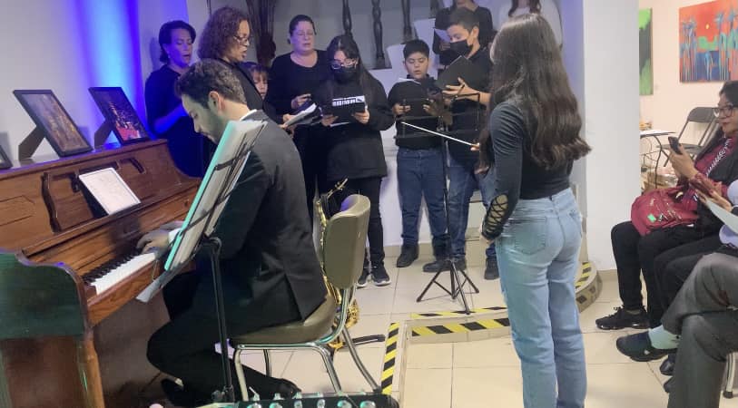 Presentación de coro